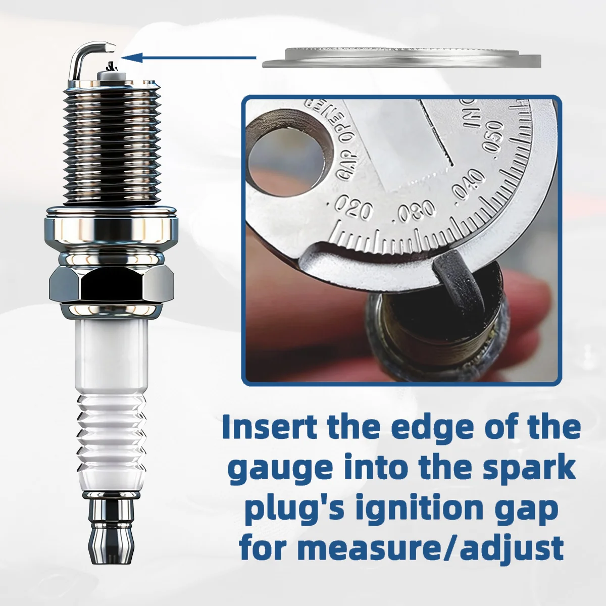 1/2/5PCS Premium Spark Plug Gap Gauge Durable Portable High Precision Upgrade Universal Car Engine Measuring Accessories