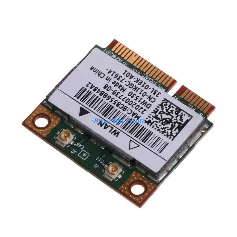 

20ce BCM43228HM4L DW1530 802.11ABGN 300 Мбит / с двойной полосы наполовину мини -беспроводной карты WiFi для Optiplex 3010