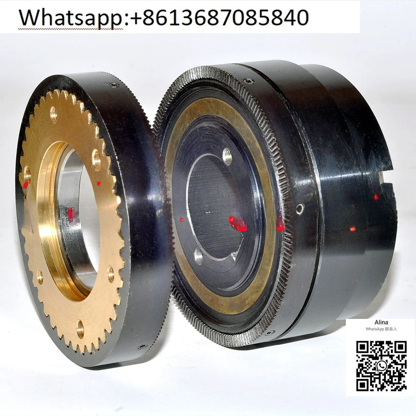 DLY3-5A25A41A63A100A200A Toothed Electromagnetic Clutch Multi Plate Wet High Torque Mechanical 24