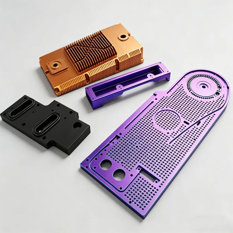 Custom CNC Machined AI Edge Computing Box Enclosure |High Precision Aluminum Alloy Industrial Computer Housing