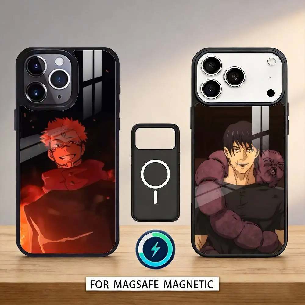 

J-Jujutsu K-Kaisen Choso Mobile Phone Case For iPhone 17,16,15,14,13,12,Pro,Max For Magsafe Magnetic Wireless Charging