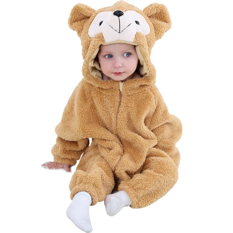 Baby Animal Jumpsuits Newborn Modeling Costume Walking Romper Winter Bear Series Boys Girls Body One-pieces Climb Suits Clothes