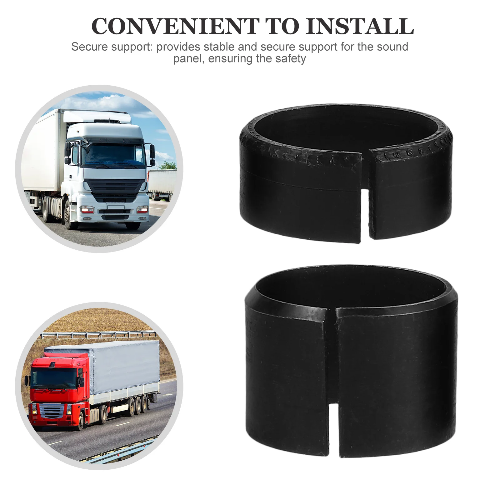 1 set di anelli di bilanciamento della vite della ruota del camion in acciaio, strumento di centratura del mozzo del manicotto di posizionamento medio, facile installazione, guida di sicurezza