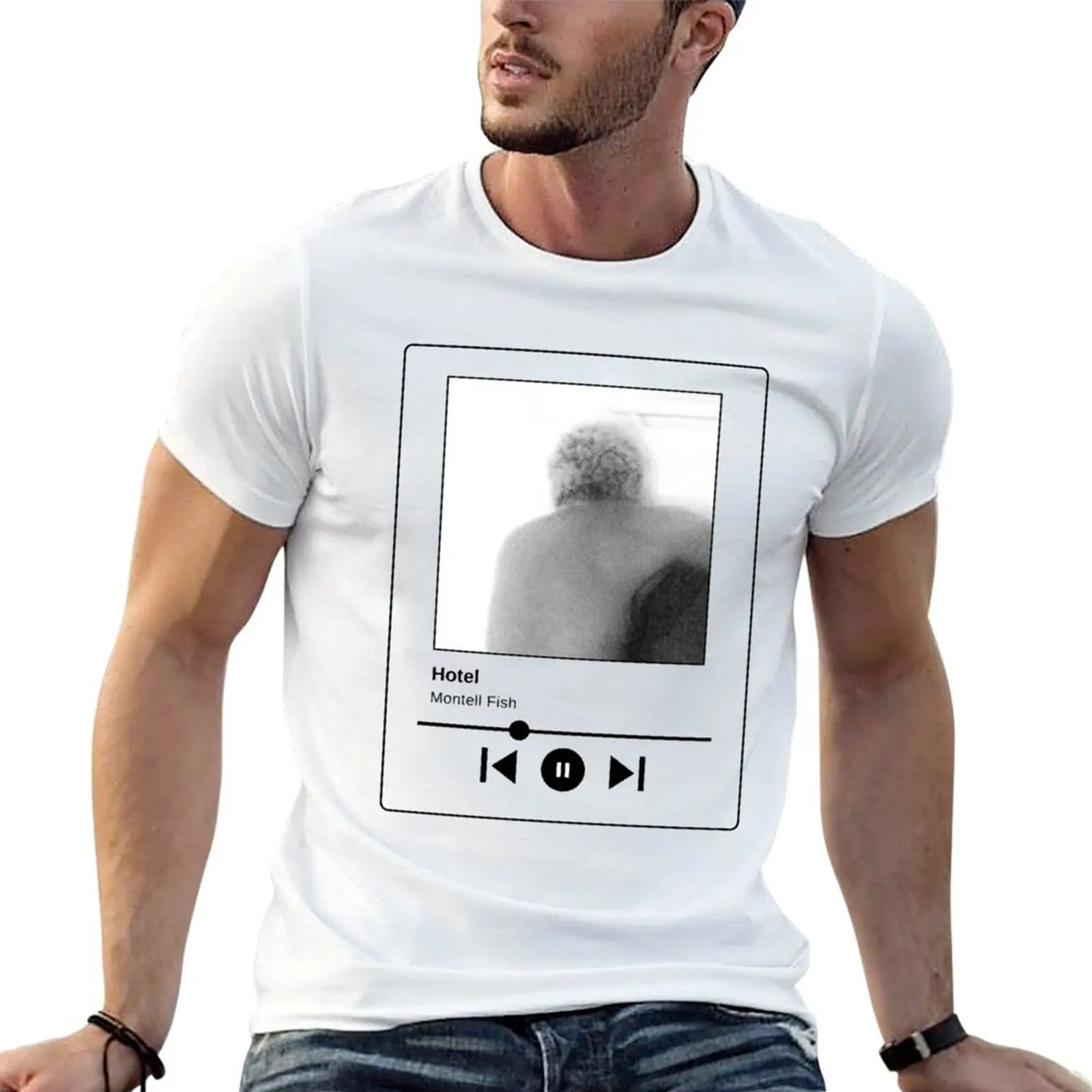 

Montell Fish T-Shirt man t shirt cotton high quality t shirts for man pack white anime tshirt T-shirt