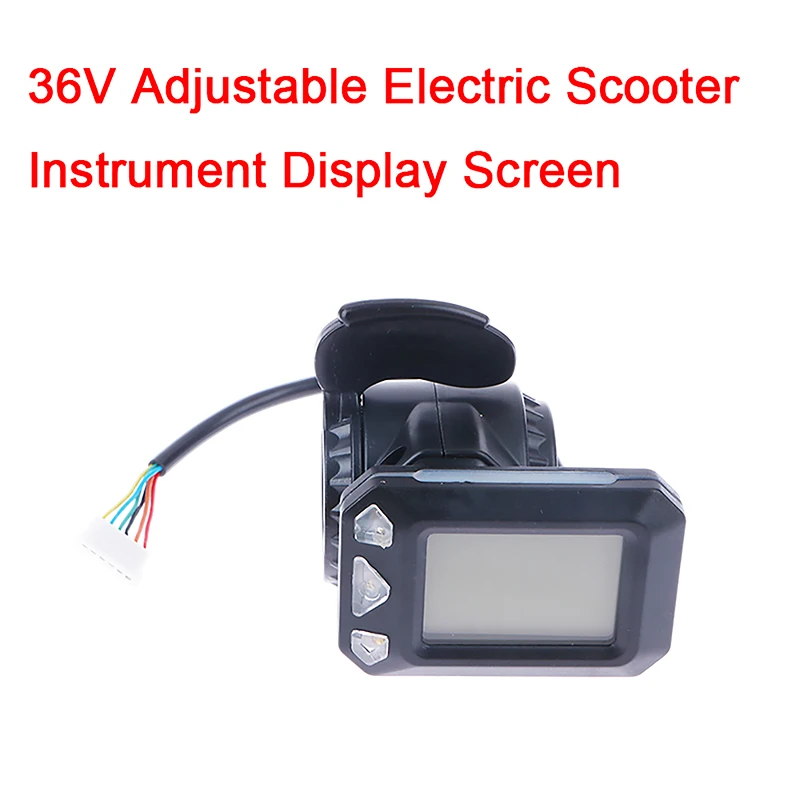 1Pc 36V Adjustable Electric Scooter Instrument Display Screen Switch Accelerator for 5.5/6.5 Inches Scooter Parts