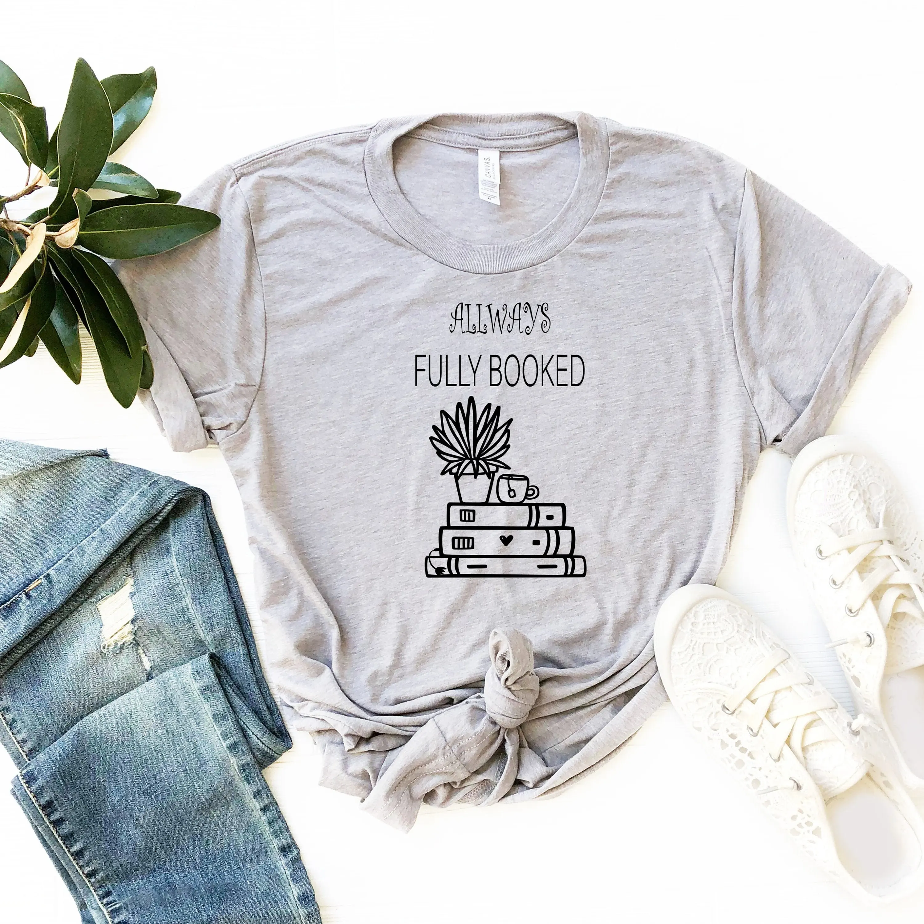 Plant Book T Shirt Lover Readers Bookshelf Flower Parenthood Gardening Clothing Mom Gardener Lady