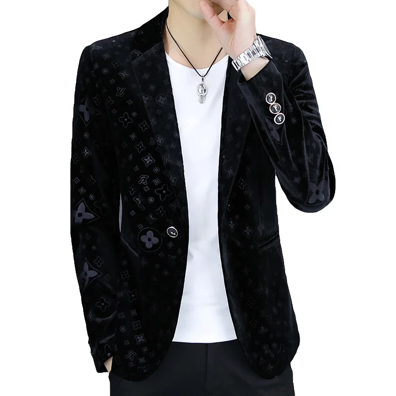 أزياء رجالية جديدة، كاجوال، رجل أعمال، مأدبة خارجية، لجميع الأغراض، تنحيف، مصفف شعر عصري، سترة النسخة الكورية