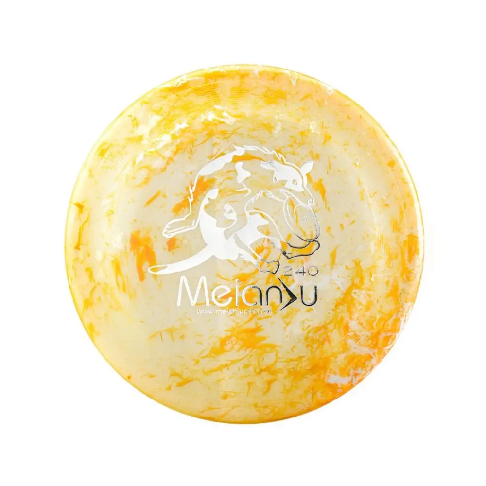 

24cm Dog Toy Flying Disc Bite Resistant Colorful Dog Throwing Type Toy Soft PE Pet Floating Toy Relieve Boredom