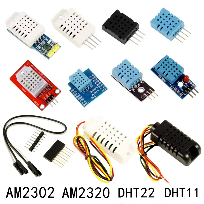Stabilizacja cyfrowy moduł czujnika temperatury i wilgotności + PCB dla Arduino bardzo niska moc wysoka precyzja DHT11 DHT22 AM23