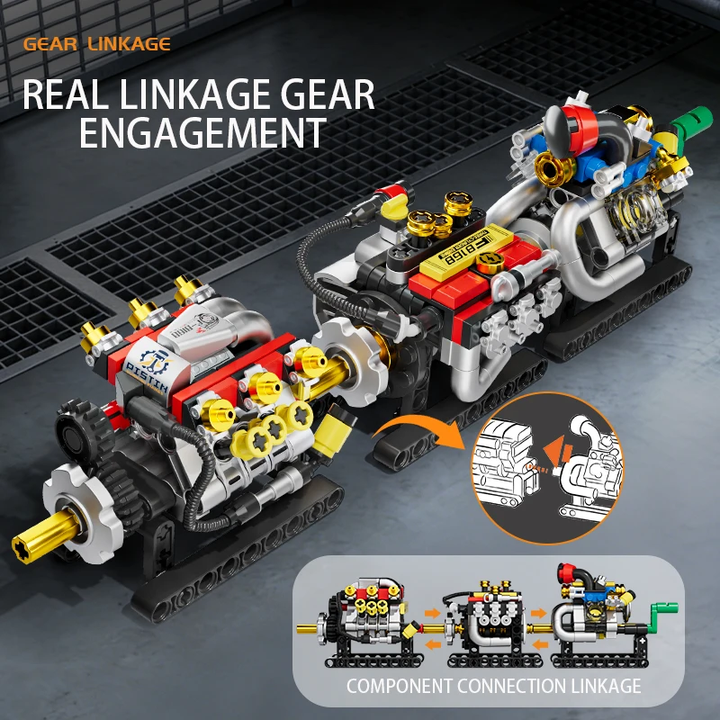 Mini Motor de Bloques de Const - Building Block Mini reseña y precio