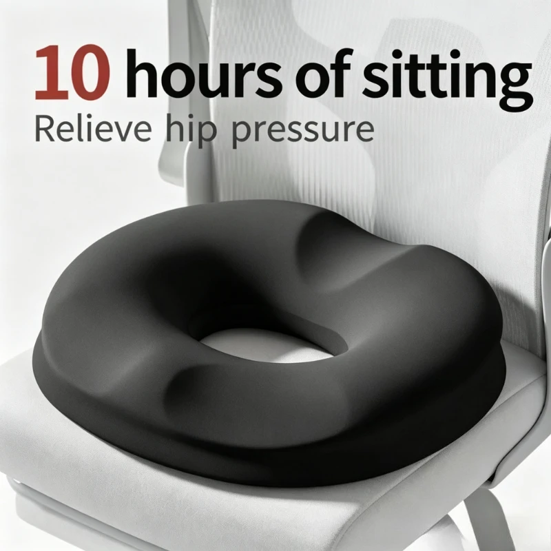 Pillow Comfort Donut Seat Cushion Sofa Hemorrhoid Memory Foam Anti Hemorrhoid Massage Tailbone Pillow Car Seat Cushion Gifts