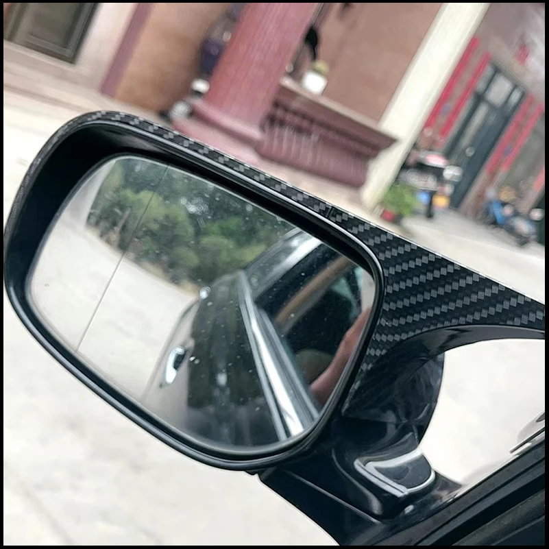 

For Toyota Corolla 2009-2013 Rearview Mirror Cover Cap Sticker Trim With Horn Car Style Vehicles Auto Accessories Parts