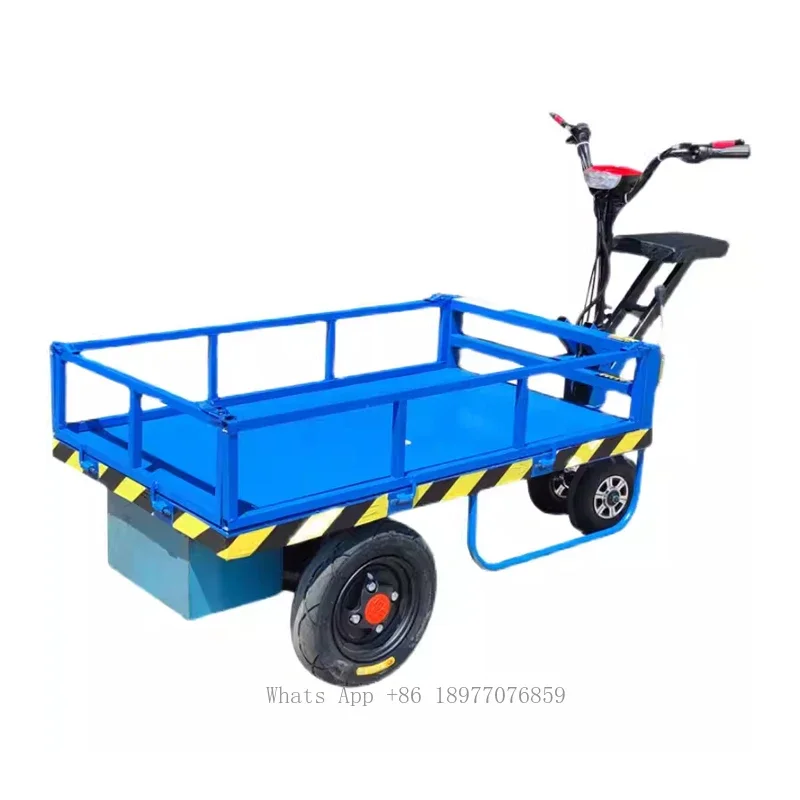 Electric Dumper Trolley Heavy Electric Goods Transport Trolley Construction Site Farm Materials Transport Electric Wheelbarrow