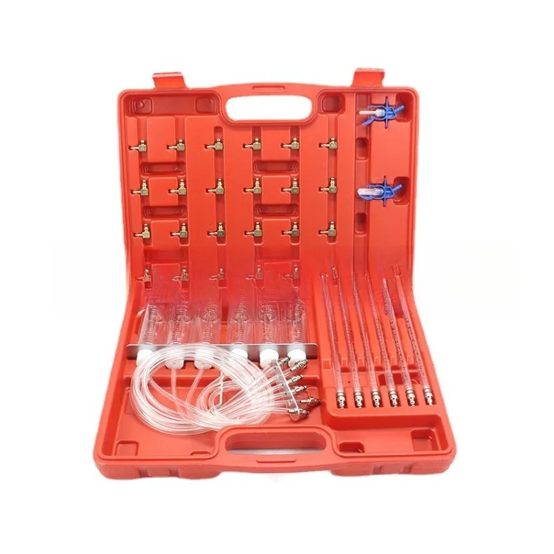 Diesel Injector Detection Tool Diesel Injector Flow Meter Test Kit Common Rail Adaptor Fuel Tester Set