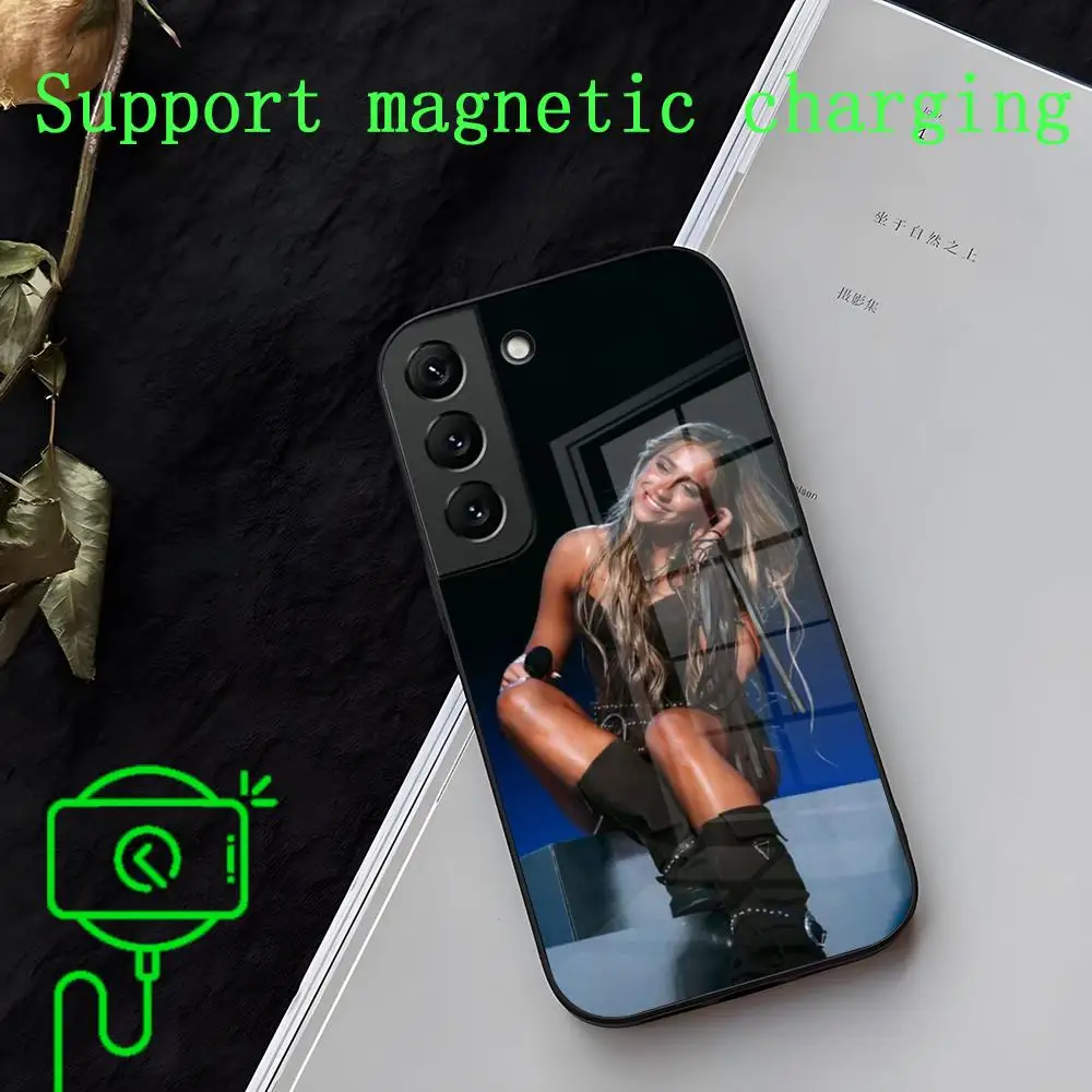 T-Tate McRaes Phone Case Strong Magnetism Glass For Samsung S24 S23 S22 S21 S20 Plus Ultra FE Note20Ultra Cover