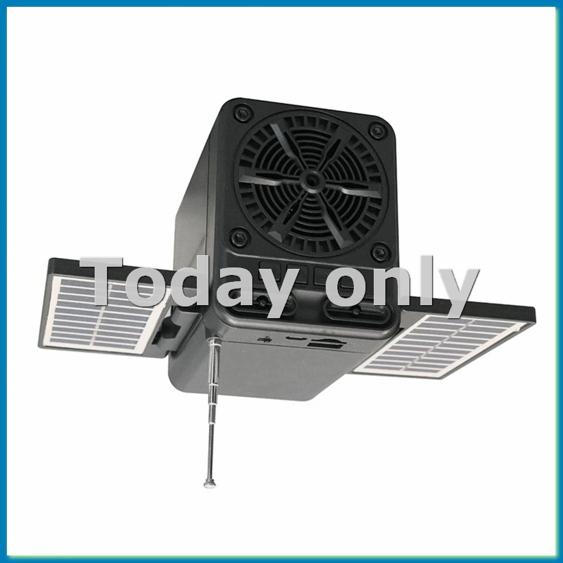 

Аварийная зарядка от солнечной батареи, FM-радио, многофункциональный Bluetooth-динамик, TF-карта, воспроизведение диска U с батареей 18650-ABFT