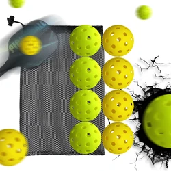 Professional Elastic Training Pickleball, High Elasticity Pickleball With 40 Holes, Lightweight Durable Ball With Storage Bag