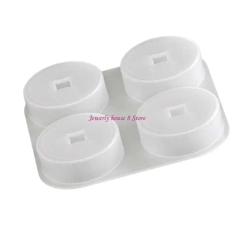 

Stackable Silicone Mold for Fortune Coin and Ingots Home Decoration Making Tool