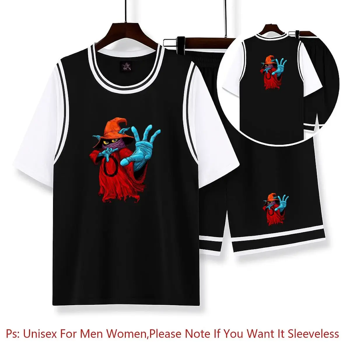

Gorpo He-Man and the Masters of the Universe Basketball Shirt Sets Unisex Basketball Jersey Quick Dry Tshirts Special