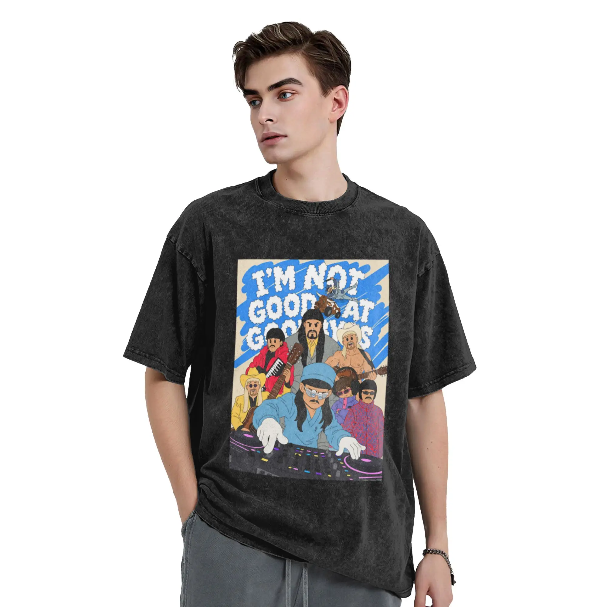 Oliver Tree Alien Boy Unique Stylish A T-Shirt Oversized Short Sleeve Men's Women's Cotton Tees Tops