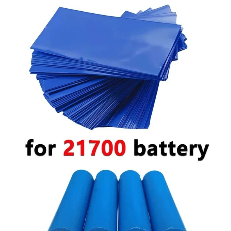 300 pcs/lot Battery Wrap Sleeve Heat Shrink Shrinkable Tube Insulated Battery Skin multicolour PVC 21700 Protector Cover Pipe