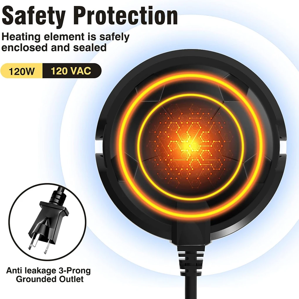 Smart Temperature Start Stop Easy-to Bird Bath Heaters Easy To Winter Outdoor Bird Bath Heater