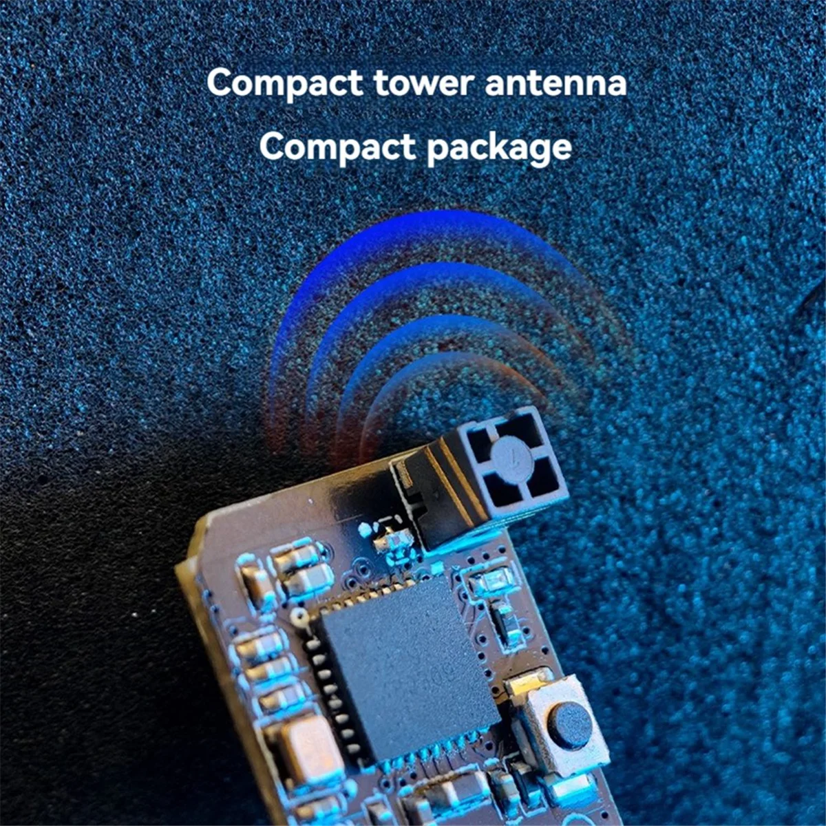 XR2 Nano 2.4GHz ExpressLRS Receptor Torre Antena LR1121 Transceptor com Módulo Wi Fi Embutido