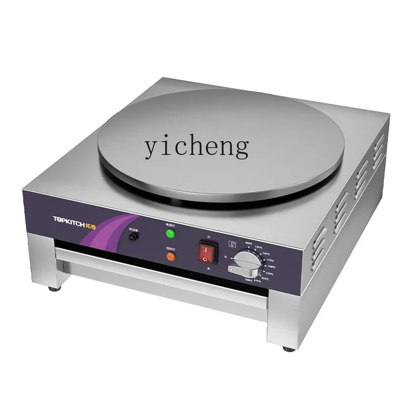 

TQH Electric Halberd Stove Commercial Pancake Fruit Machine Bounce Cake Machine Mirror Chrome Stall Pancakes