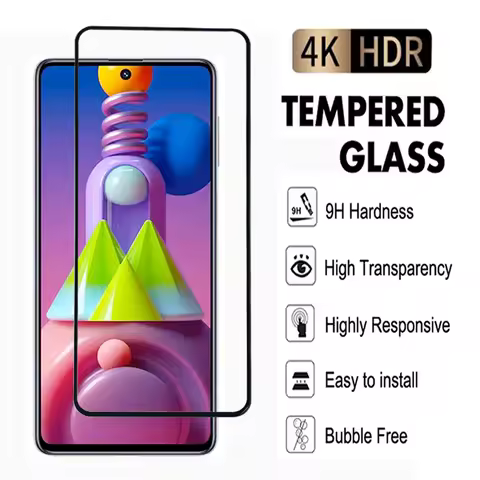Glass For Samsung Galaxy M04 M21 M22 M23 M11 M12 M13 M14 4G 5G Screen Protector For Samsung M21S Transparent Tempered Glass Film
