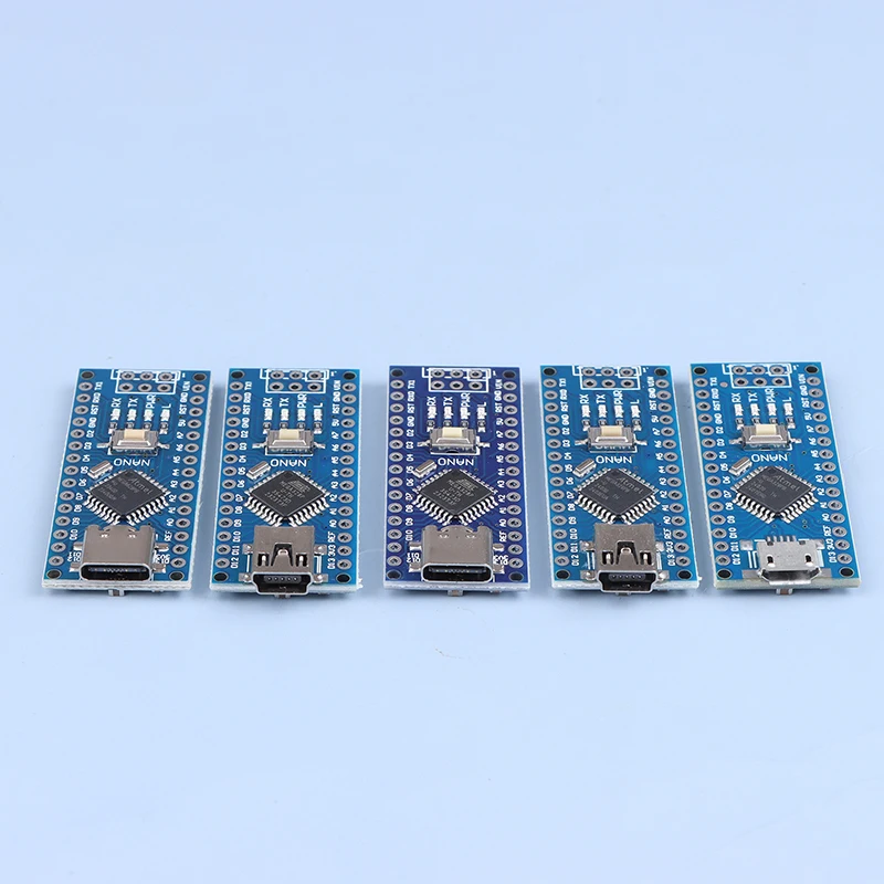 1PCS MINI USB For Nano V3.0 ATmega328P CH340G Micro-controller Board For Arduino Type-C / Micro USB 328P NANO 3.0 CH340