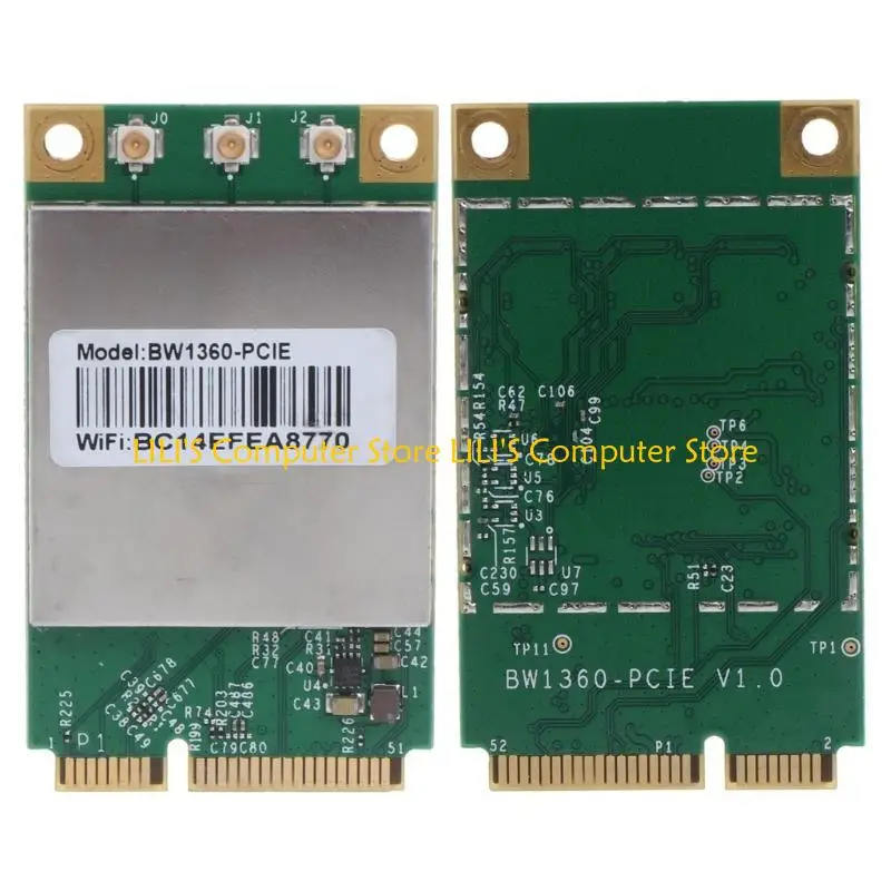 

A52B BCM94360MC Беспроводная сетевая карта 802.11AC 1300 Мбит / с двойной 2,4G PCIe WiFi Card для 7 8 8.1 10