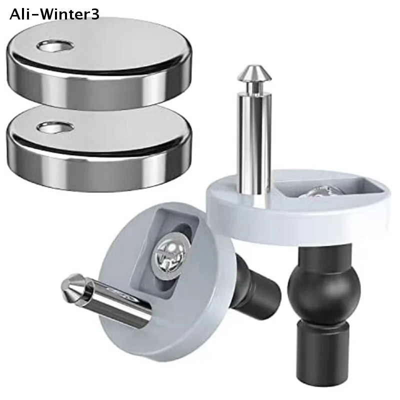 

【R】2 шт. петли для унитаза с верхним креплением, комплект для замены, быстросъемные винты для туалета и ванной комнаты