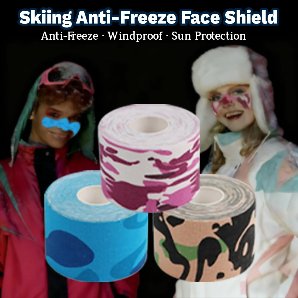 

Anti-freezing face patches, winter skiing sports face and nose protection patches, anti-wind, sun and cold muscle patches