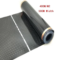 All Sizes 400w/m2 Infrared Carbon AC220V Underfloor Heating Film Low Electrical Warm Mat