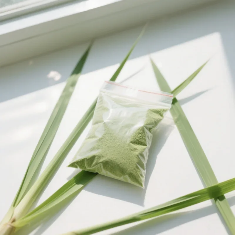 Polvo de hierba de limón natural de primera calidad, sabor especial para repelente de mosquitos, incienso en polvo, varillas de incienso, conos de incienso para hacer incienso.