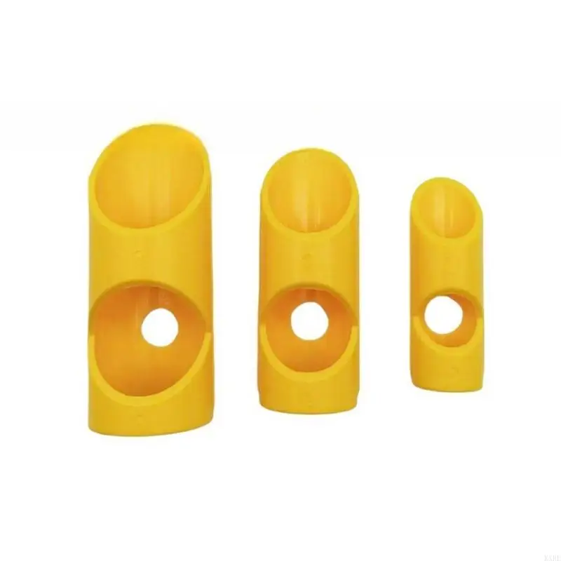 3Pcs Foam Pipe Insulation Cutting Guide Foam Pipe Cutter Tool Three Tube Insulation Cutting Fixture Insulation Cutting KXRE