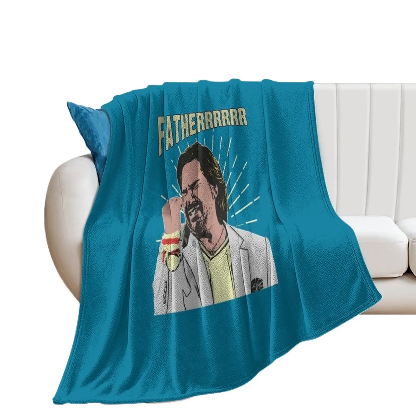 Douglas Reynholm Father The It Crowd Throw Blanket Decorative Sofas Comforter Blankets