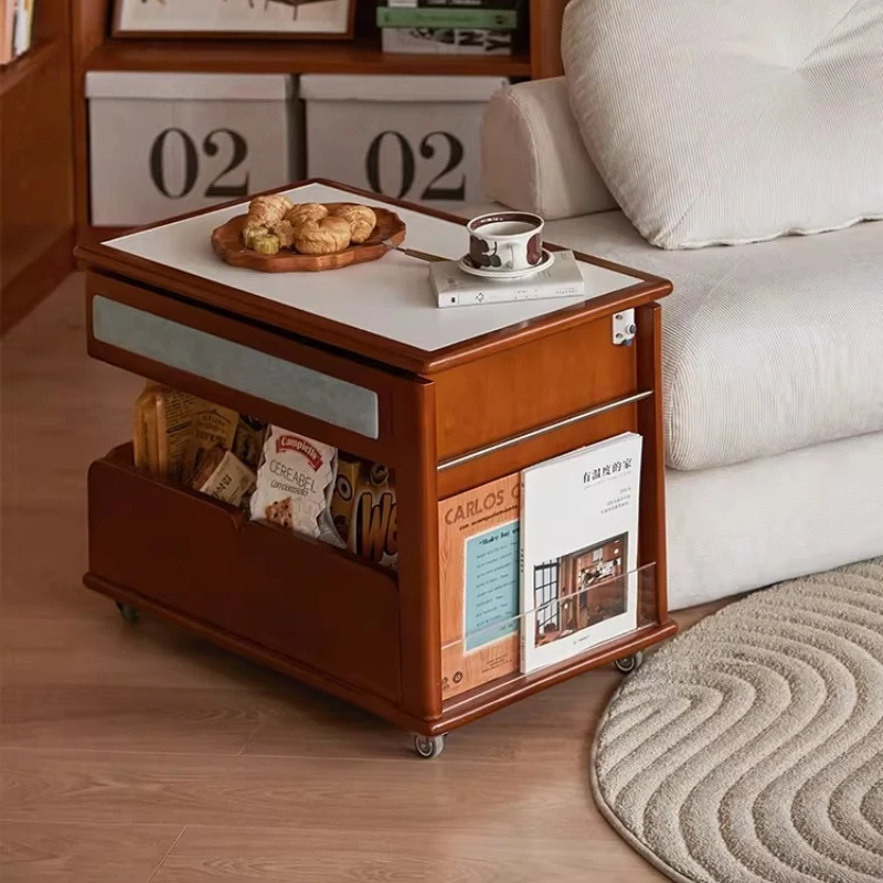trolley lift movable side few medieval sofa side cabinet tea table
