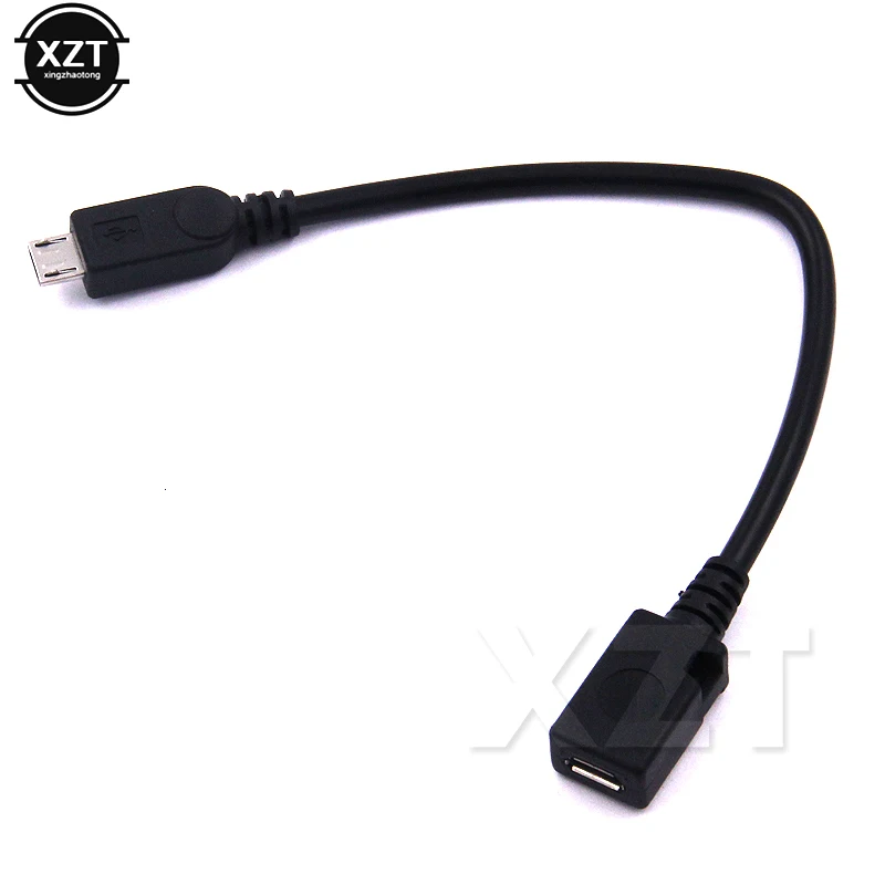 1pcs Micro USB Male To Female phone Extension Cable Cord Computer USB Charging Cable Adapter