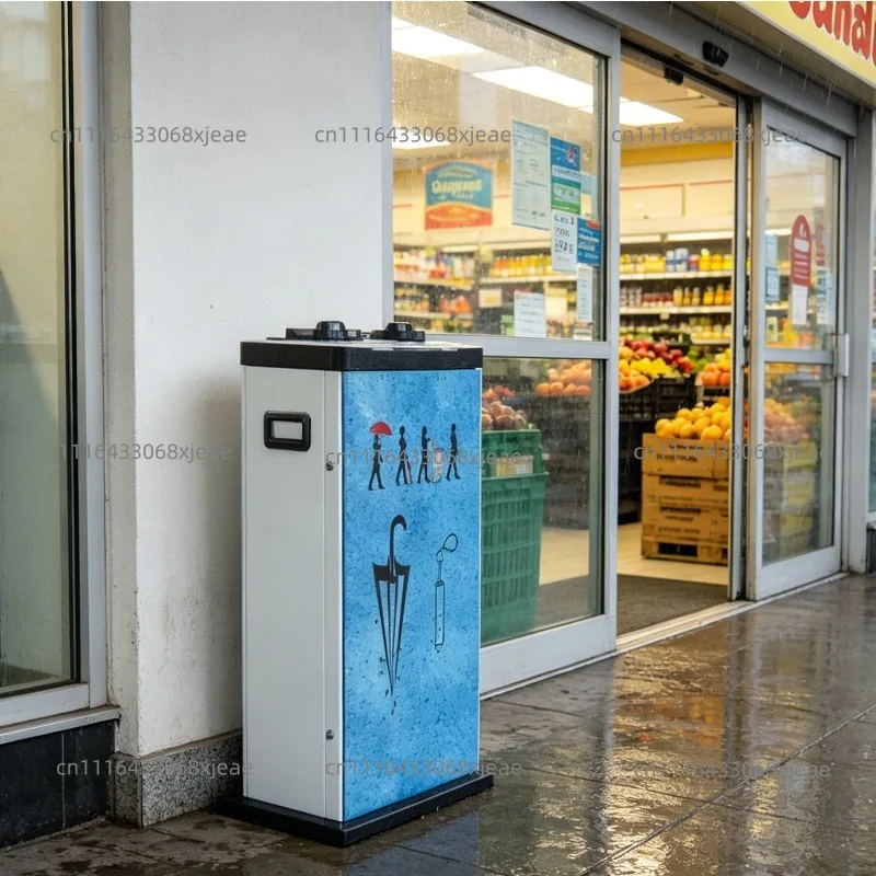Automatic Wet Umbrella Bag Dispenser, High Efficiency Umbrella Wrapping Machine for Hotel & Mall