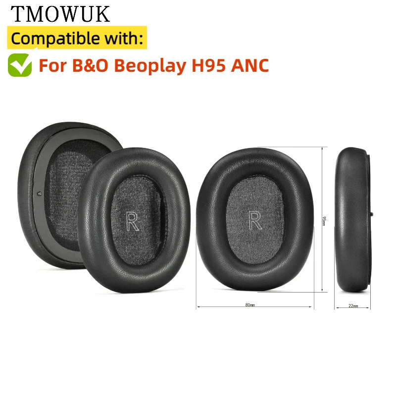 

TMOWUK For B&O Beoplay H95 ANC Headset Ultra-soft Cover Replacement Ear pads Cushion Earbuds