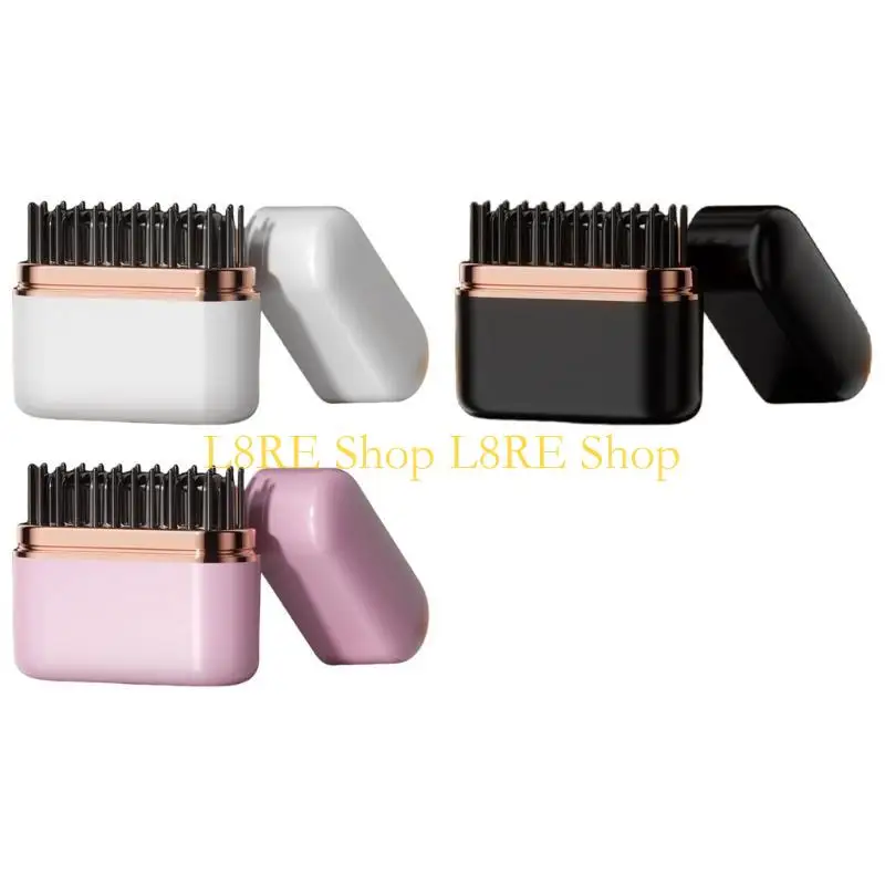 L8re Multifunktional Friseur Frisur Friseur Pinsel Haarglätter Haarglätter Pinsel Curling Eisenkamm Abs Textur