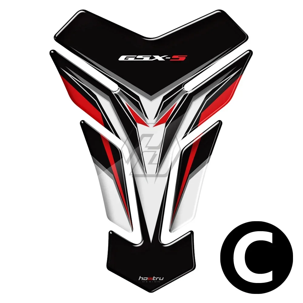لسوزوكي GSX-S125 GSX-S750 GSX-S1000 GSX-S الشارات ثلاثية الأبعاد خزان للدراجة النارية وسادة واقية ملصقات ملحقات الديكور
