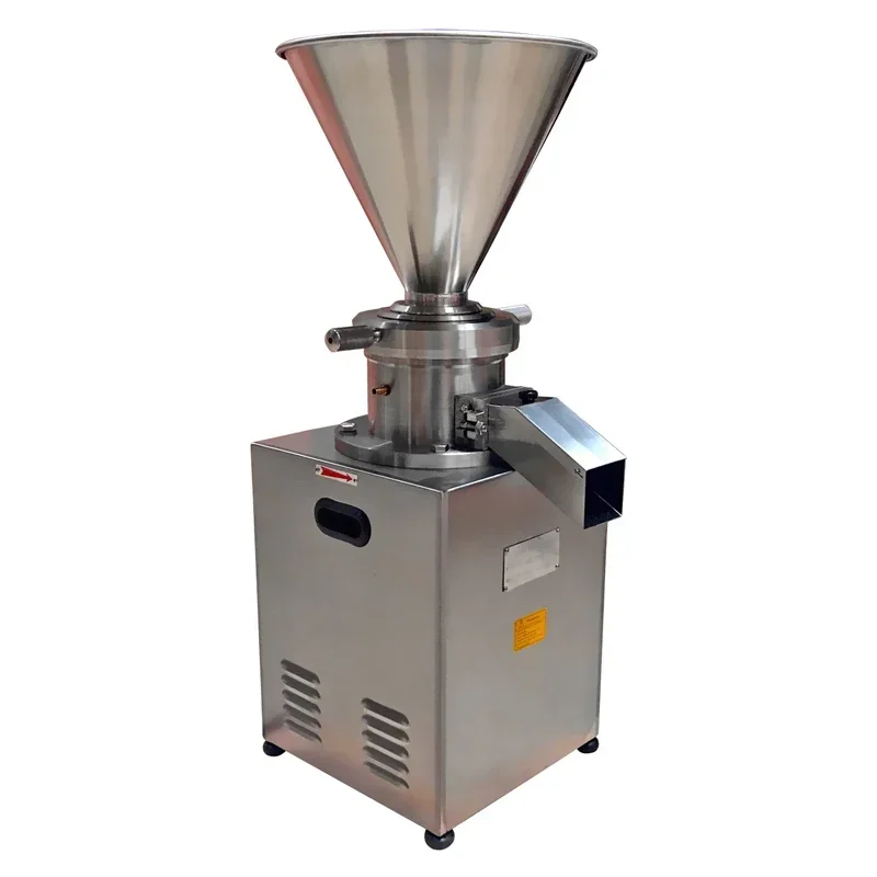 Nuovo Elettrico 200-1500 kg/h JMC80 Verticale Mulino Colloidale Emulsificazione Alimentare Rettifica Cioccolato Pepe Mandorle Sesamo Burro di Arachidi