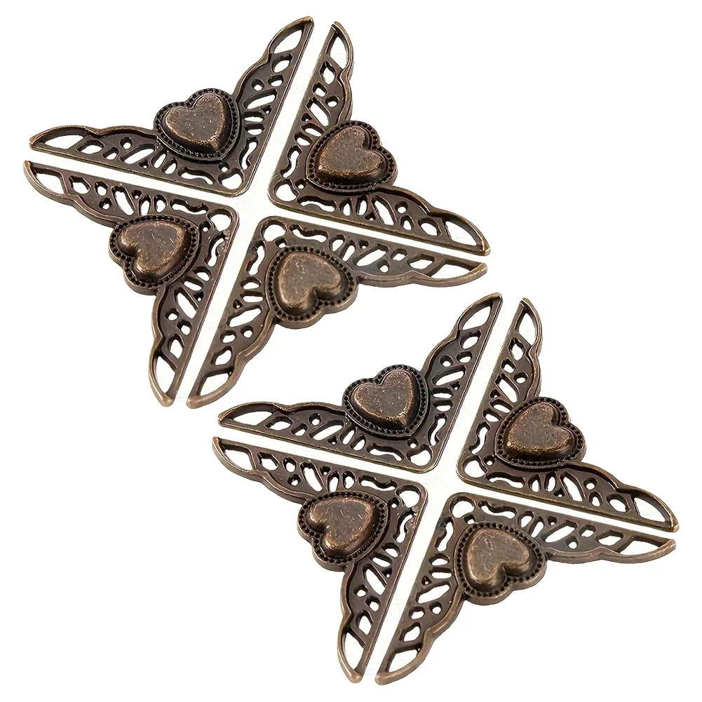 

Antique Copper Corner Protector Corner Bracket 34*34*47mm Antique Copper Bracket Elegant Design Unique Aesthetic Appeal