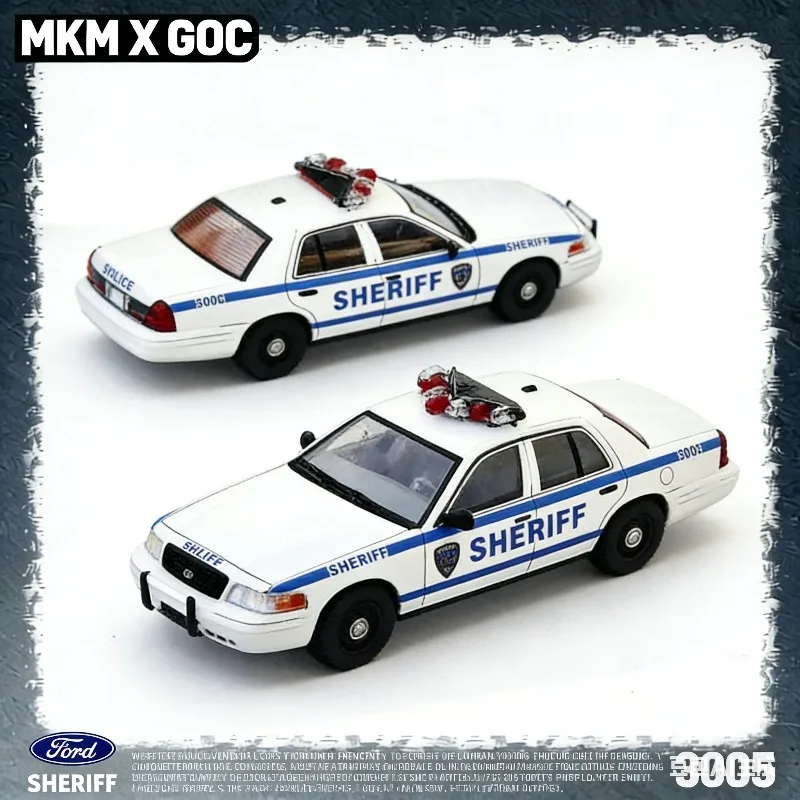 

Модель полицейской машины шерифа MKM X GOC в масштабе 1:64 - Коллаборационное издание