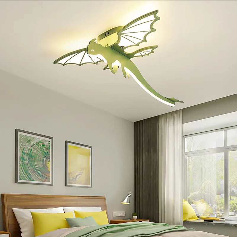 Imagem -05 - Lâmpada de Teto Led para Crianças Lâmpada Dinossauro para Quarto Novo 2023