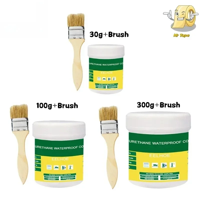 30/100/300g Waterproof Agent Toilet Anti-Leak Glue Strong Bonding Adhesive Sealant Invisible Glue Repair Tools