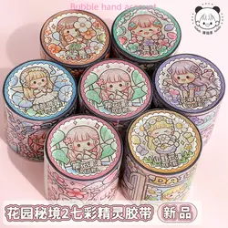 Telado Do Multi Sauce Garden Secret Land 2 New Products Hand Tent and Paper Tape Pet Cute Flower Stickers