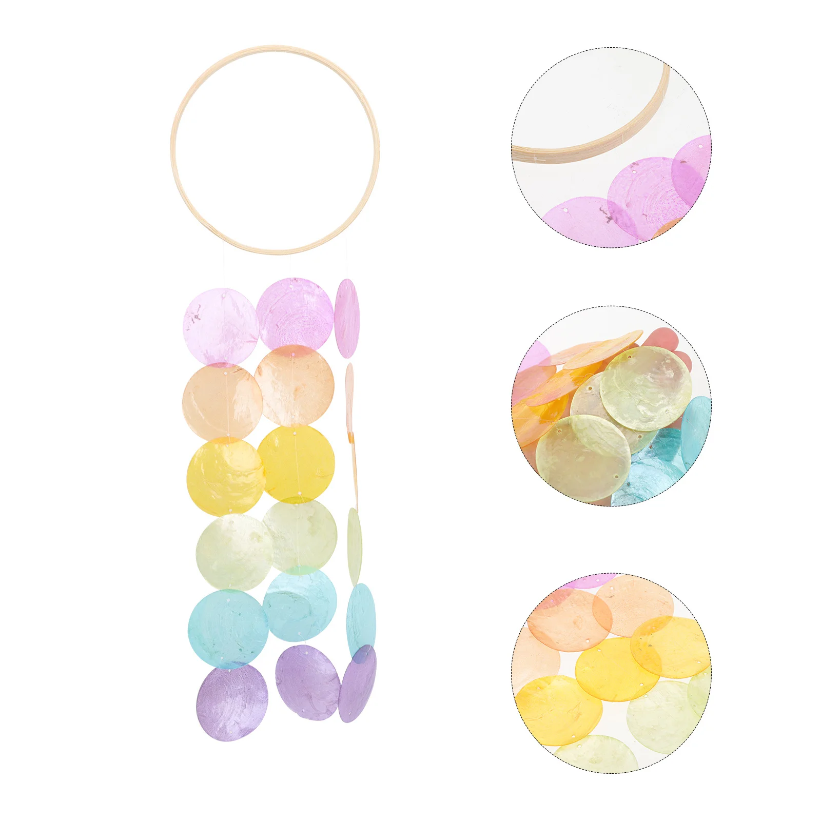 

Beautiful Craftsmanship Shell Wind Chime Pendant Creative Home Decor Wind Chime Balcony Pendant Wedding Decor Creative Windbell